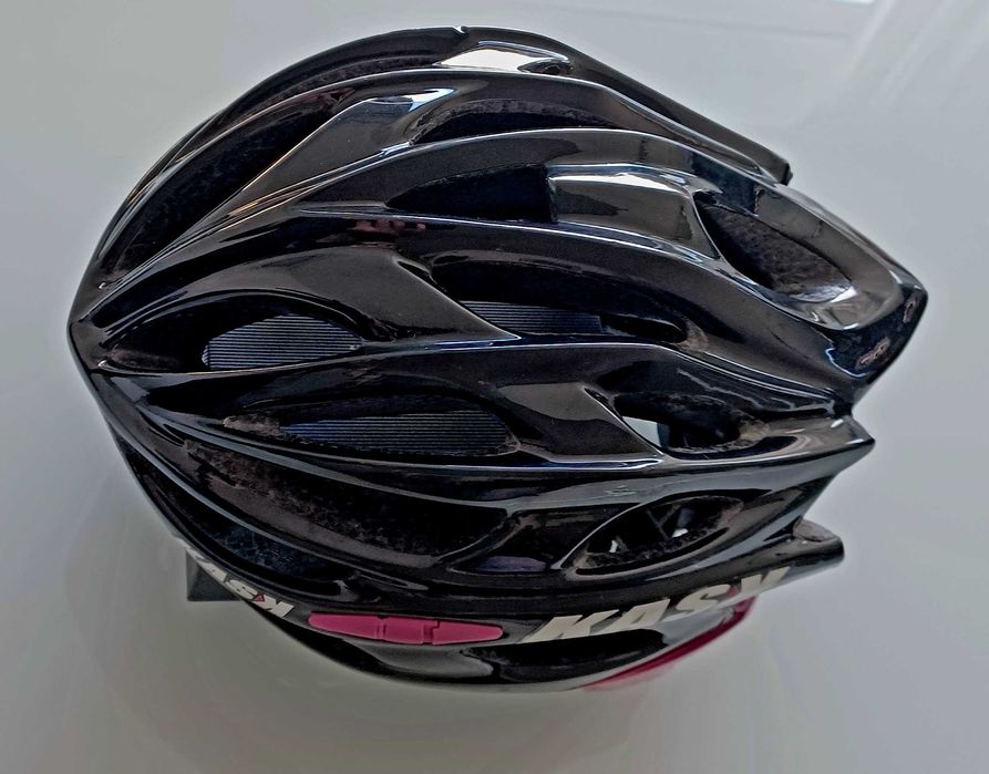 Capacete Kask Mojito Preto/Fúcsia