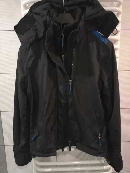 SUPERDRY Japan Windcheater Kurtka Kaptur L Oryginalna 100% Super Stan