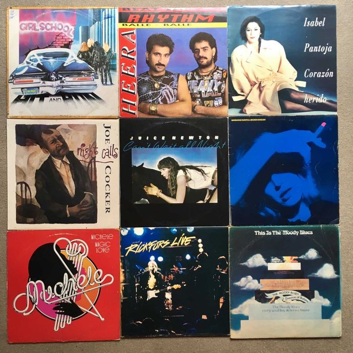Discos vinil LP - 5€ cada - pop rock portuguesa