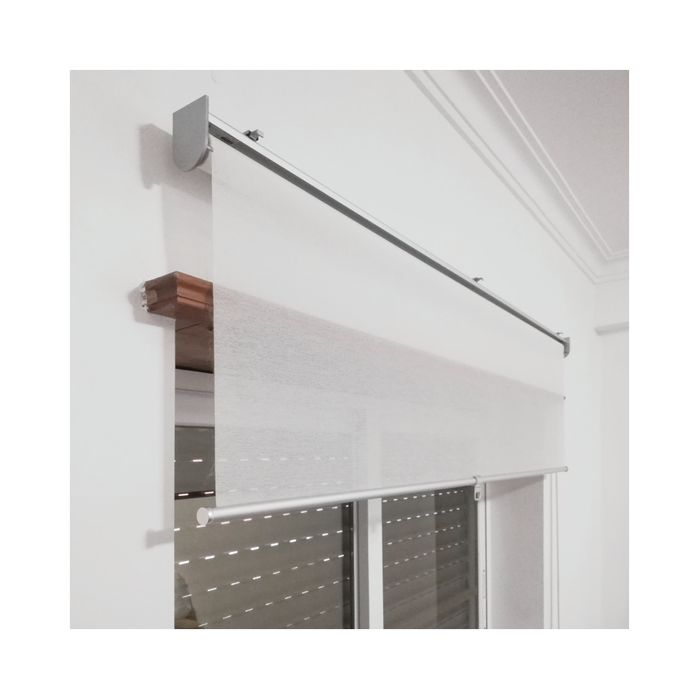 Estore de rolo translúcido em branco Alcântara • OLX Portugal