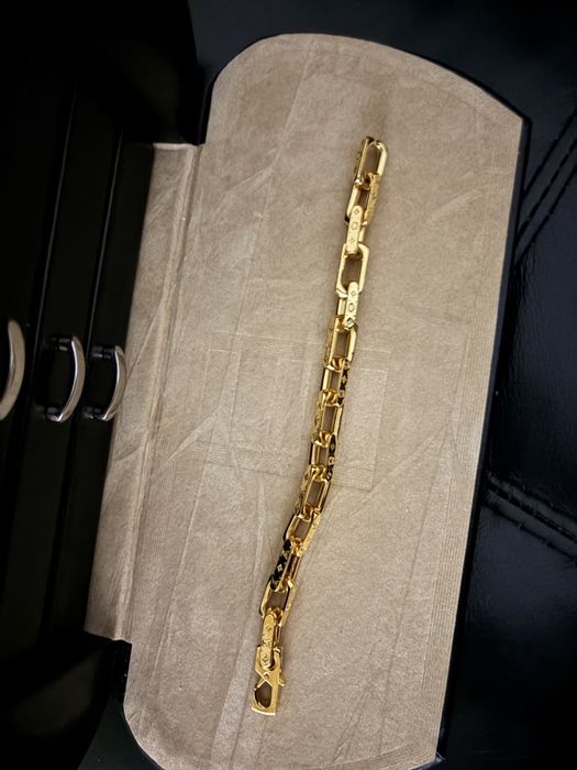 Браслет LV масивний золотий