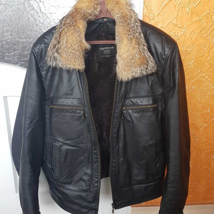 Куртка чоловіча шкіряна