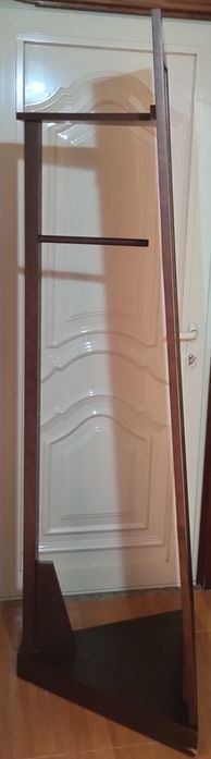 Espelho/cabide cerejeira