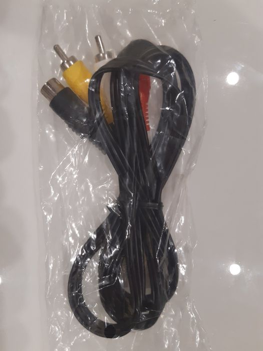 Cabos AV para consolas Sega Mega Drive 1 e 2 de 5 e 9 pinos - Novos