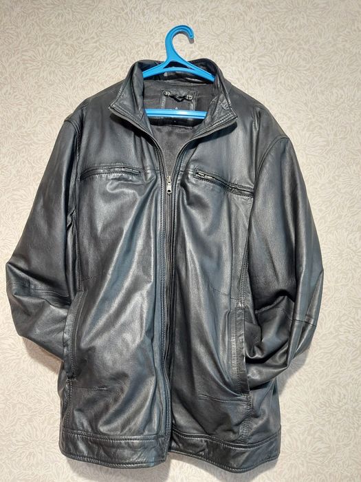 Мужская кожзам куртка XL (Британия)