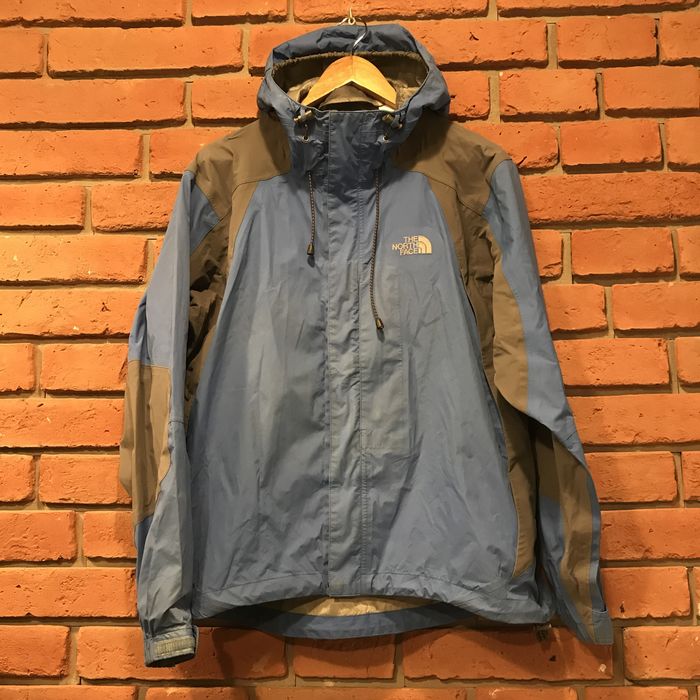 Kurtka the north face hyvent niebieska szara pastelowa górska tnf