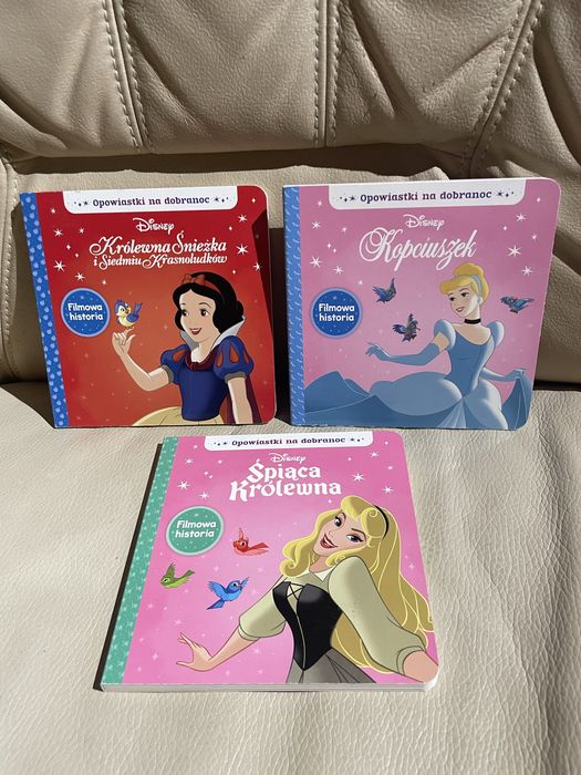 Zestaw Disney bajeczki opowiastki na dobranoc 3 bajki