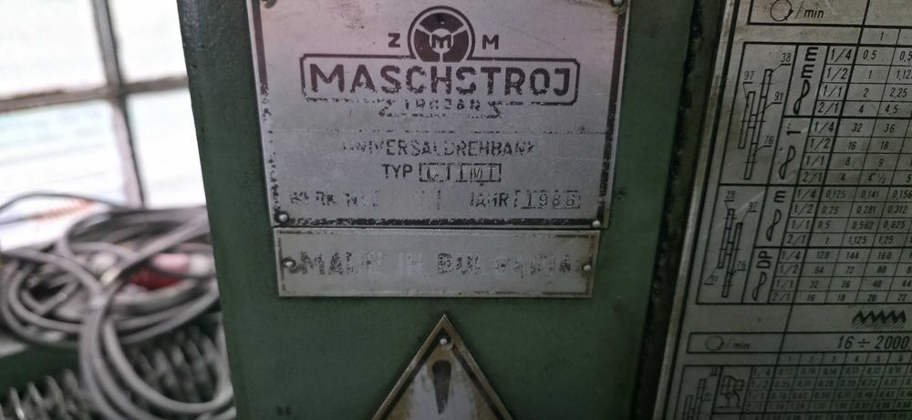 Tokarka uniwersalna MASCHSTROJ C11MT