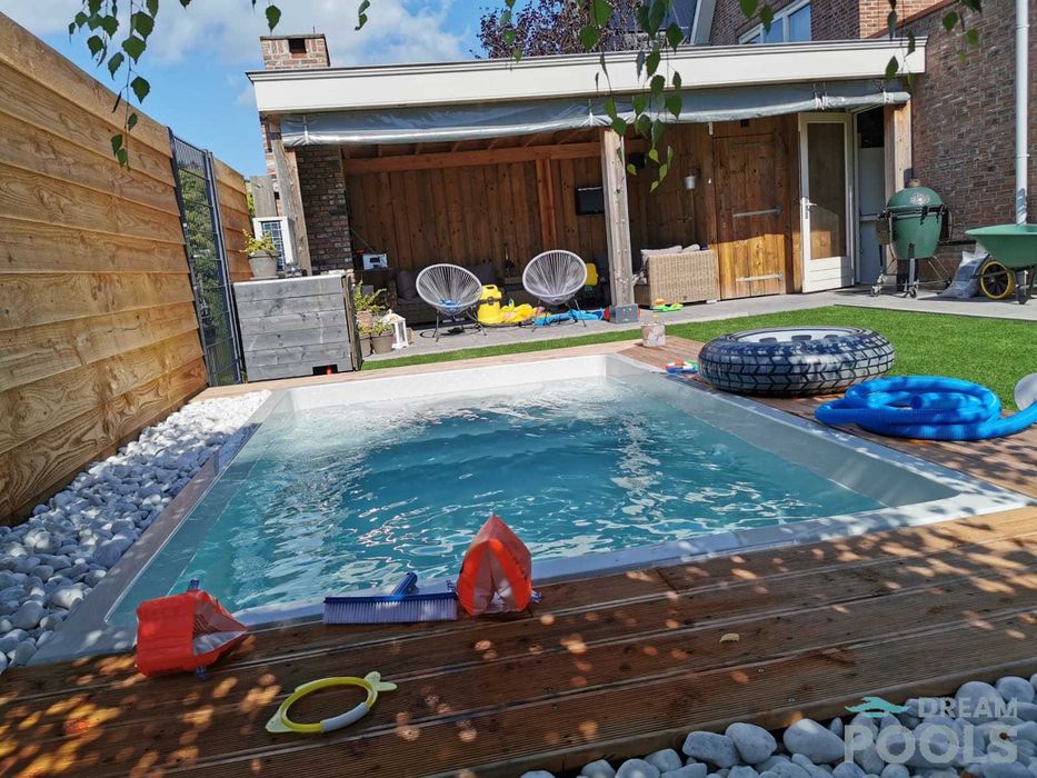 Basen poliestrowy 3,5x2,2x1,1m z wyposażeniem, PRODUCENT PL