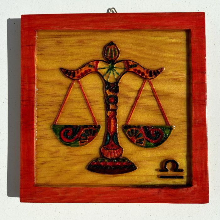 Pintura em madeira feita à mão - Vários Signos