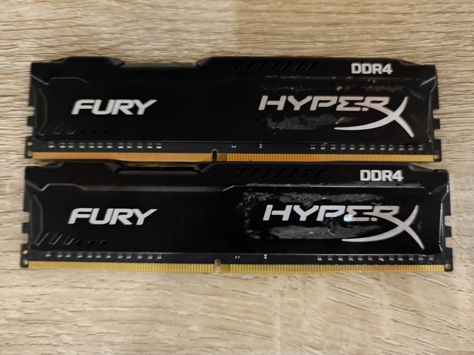 Memórias HyperX Fury 8gb(4GBx2) DDR4 2400mhz