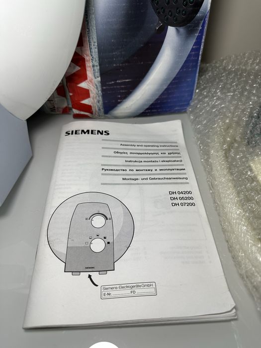 Siemens Podgrzewacz Wody Prysznic 3.7 Kw