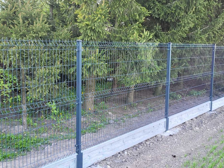 Kompletne ogrodzenie z panelu 3D