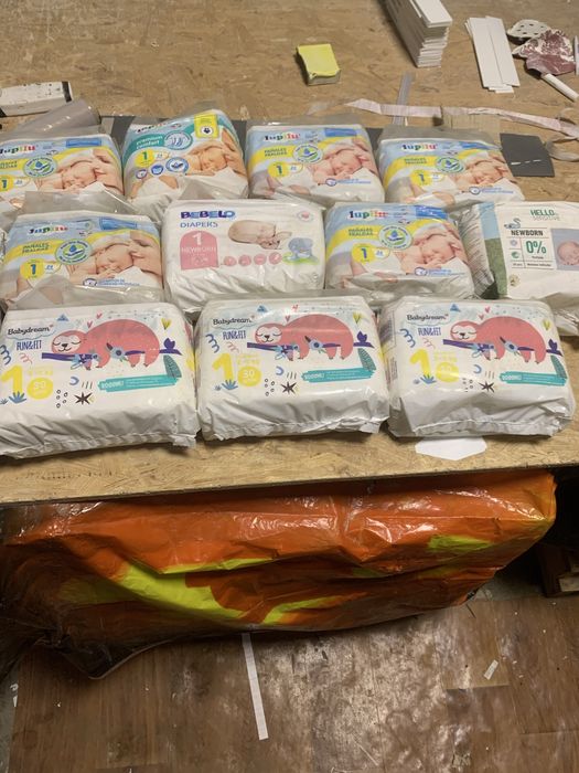 Pampers: 1 -2 , 3- 6кг, 50шт. Підгузки, Памперс.