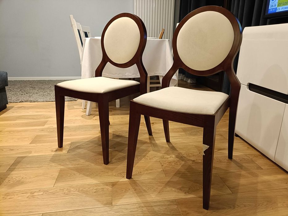 2 x krzesło używane drewniane