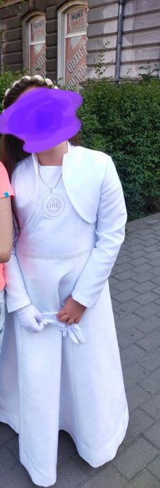 Alba komunia materiał piękny taki jak suknia ślubna