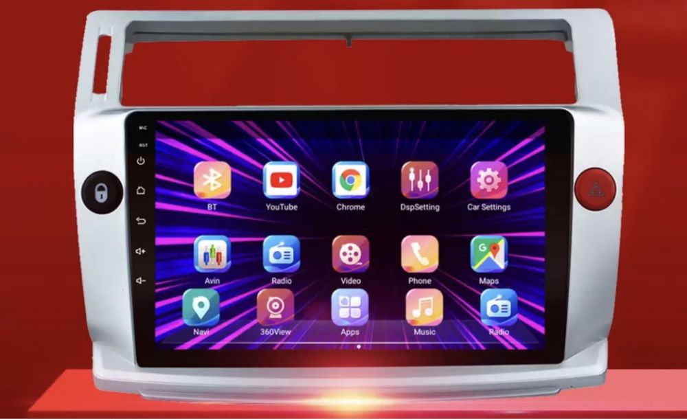 Штатная магнитола Citroen C4(2004-2014) 1/16GB ANDROID 10