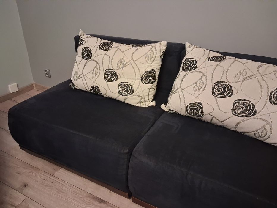 Narożnik z funkcją spania + dwa fotele