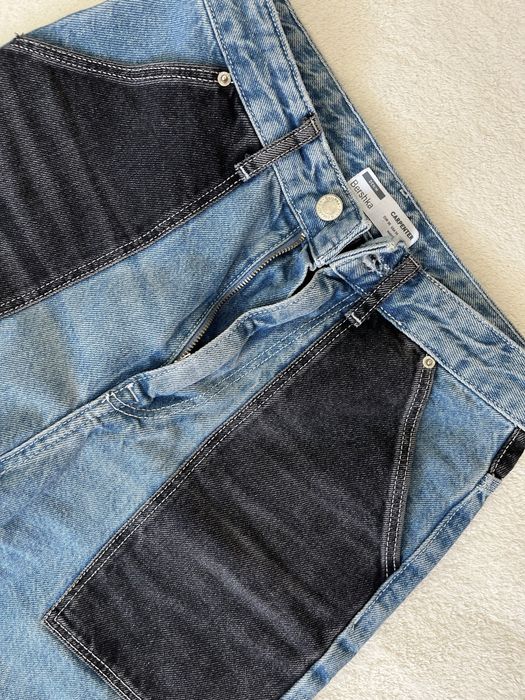 Джинси bershka і carpenter прямого крою straight wide leg прямі