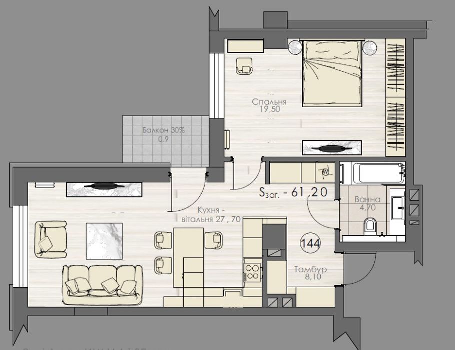 Без% Оренда Квартири | 60м2 | Новий ЖК на Печерську |