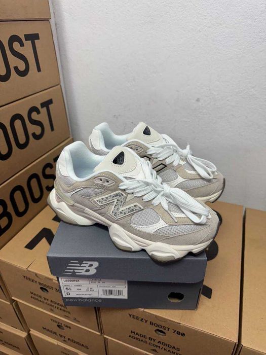 Кроссовки New Balance 9060  Beige Leopard/ НьюBeige Бparеленс 9060 бежевые3839