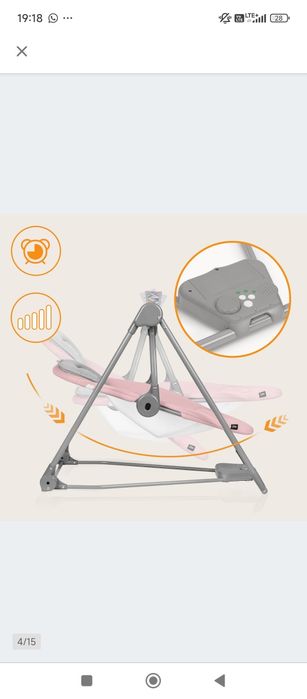 Leżaczek-bujaczek Lionelo Otto nowy