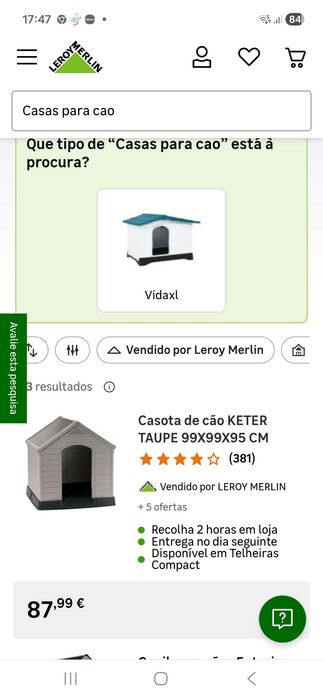 Casota para cao.....como nova