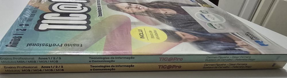 TIC PRO - Ensino Profissional Anos 1, 2 e 3 - Parte 1 e 2 [SELADOS]
