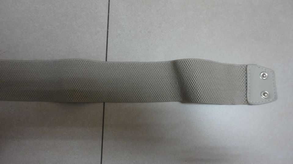 Cinto de senhora elástico bege