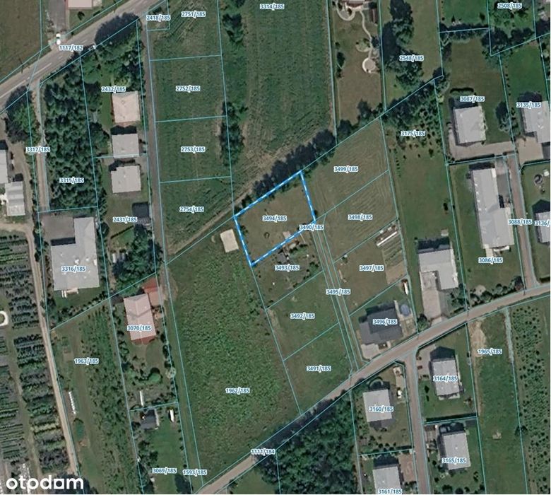 Działka budowlana Jankowice 749 m² – Plan Miejscowy 3MNU