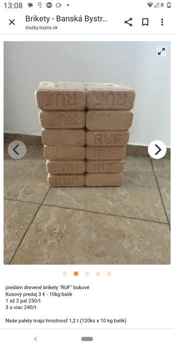 Brykiet dębowy 10 kg