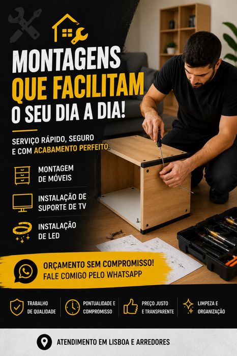 Pequenos reparos, Montagens e Manutencão
