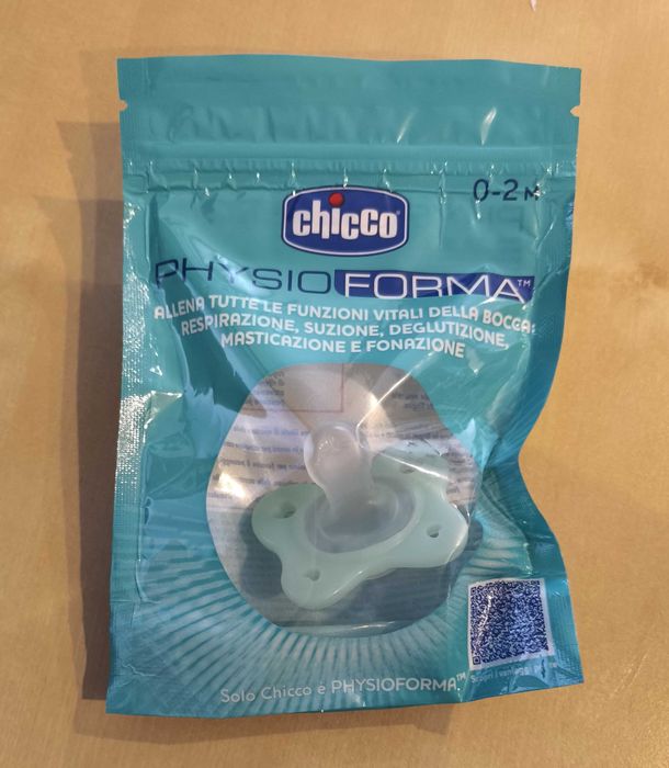 Chupeta Chicco physioforma 0-2M Verde NOVO SELADO