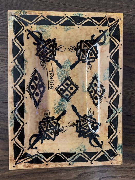 Talerzyk, ceramika ozdobna, Almi Decor do powieszenia z Tunezi