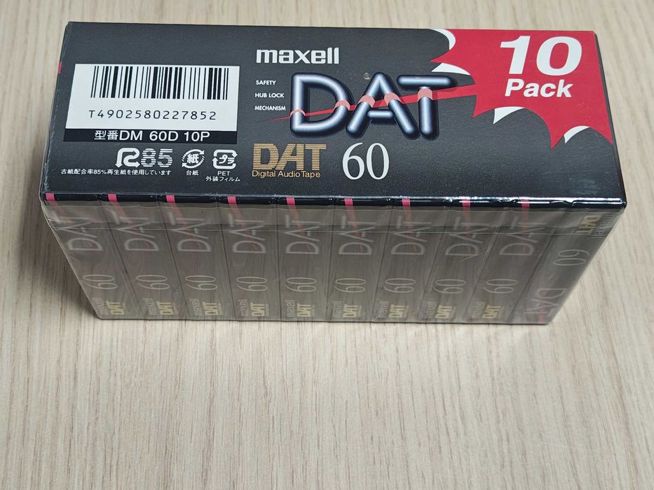 Kasety DAT TDK 60 DM-60D cały karton 10 sztuk, oryginalnie zafoliowane