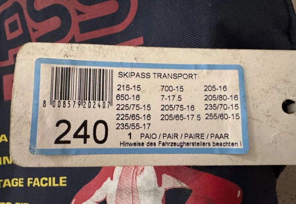 Lancuchy sniegowe Simaka 240