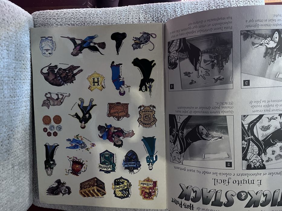 Harry Potter stickers novo Panini