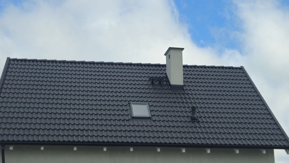 Dachówka betonowa grafit