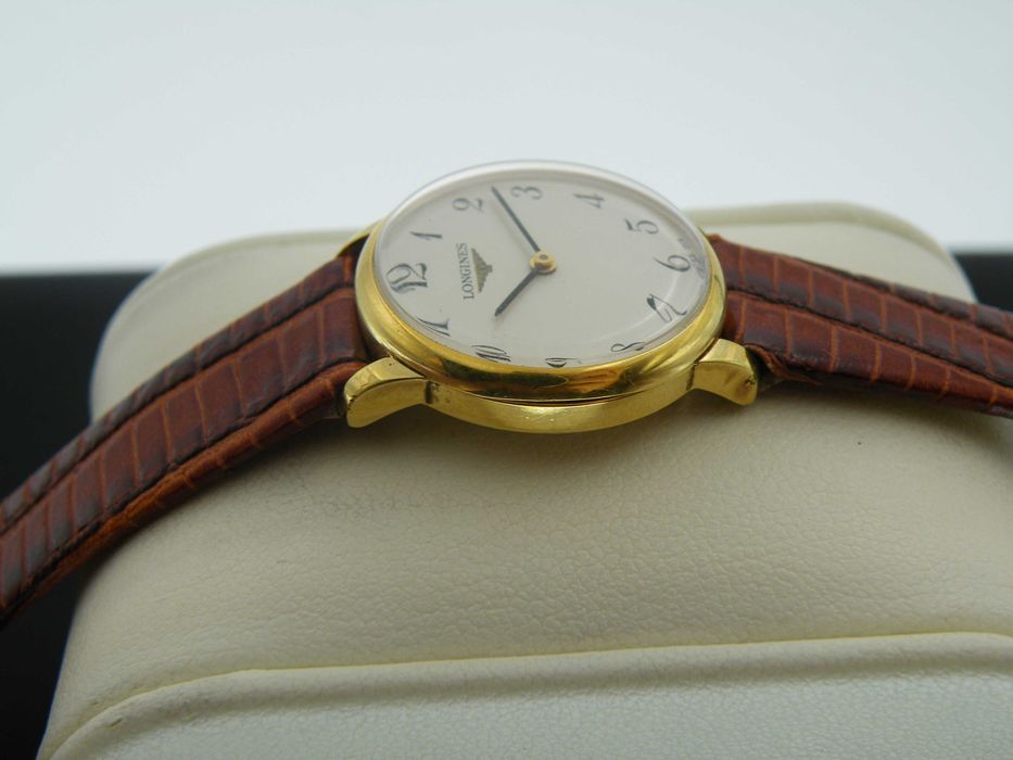Longines Złocony Manualny Piękna Damka