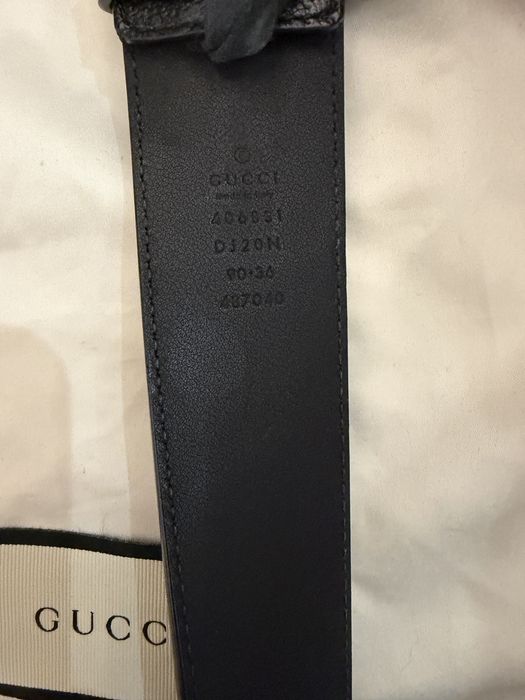 Pasek skorzany Gucci 90 (Vitkac)