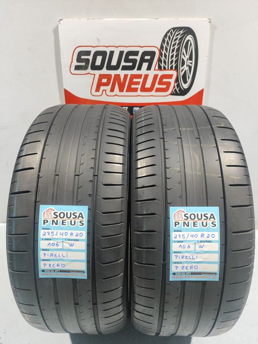 2 pneus semi novos 275-40R20 Pirelli - Oferta dos Portes