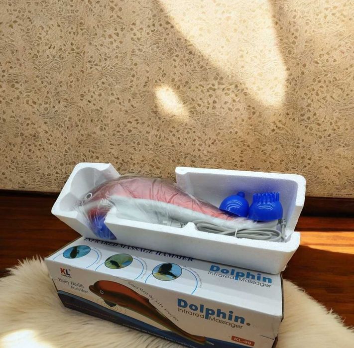 Массажер для м'язів массажер для всего тела дельфин с насадками