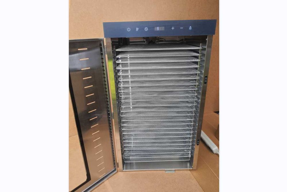 Дегідратор Сушарка для фруктів м"яса 24 секції 3 вентилятори 2 кВт