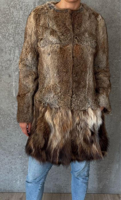 Casaco em pêlo verdadeiro vison marca Sfera Collection