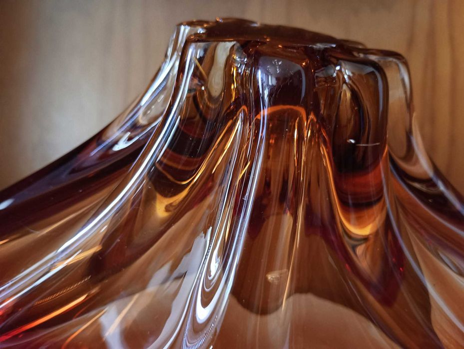 Centro mesa cristal murano. Agora com Desconto
