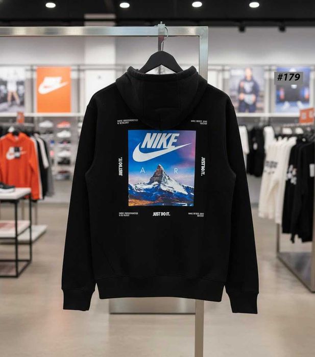 Черное Худи Nike Jordan Swoosh By (XS S M L XL)