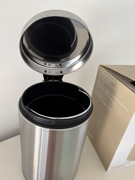 Caixote do lixo WC em aço inoxidável, NOVO