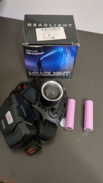 Kit lanterna led de cabeça