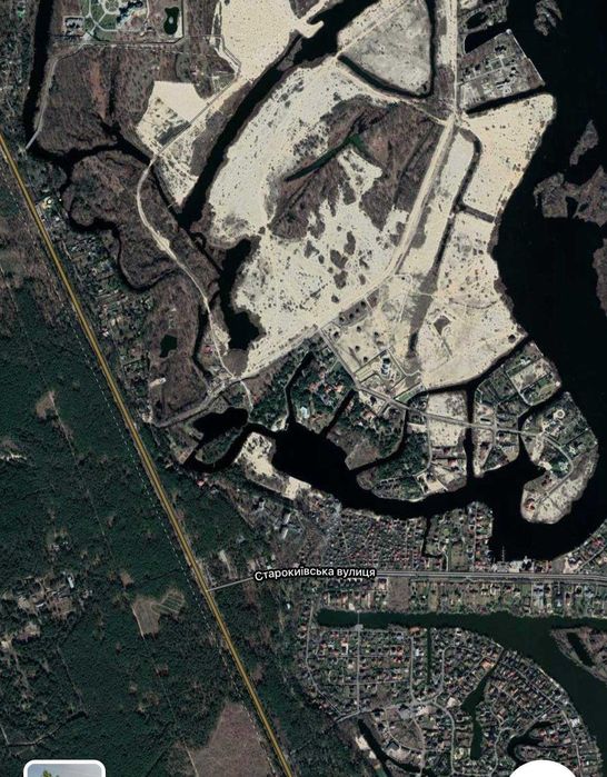 Продажа земли в охраняемом земельного участка с выходом на Днепр