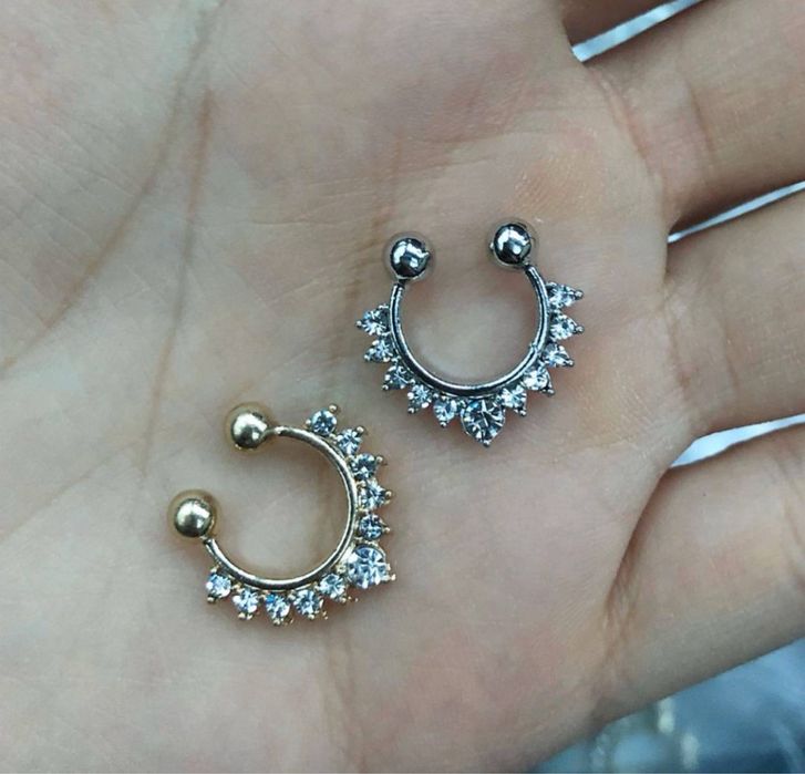 Септум, серіжка в ніс обманка